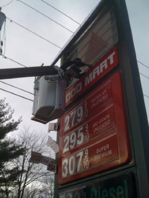 Wurtsboro Electric repairs gas station signs