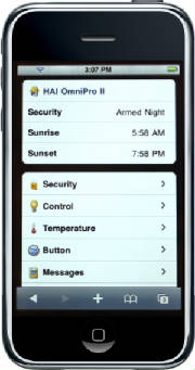 Home control from your cell phone!