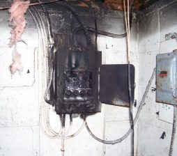 fusebox fire damage